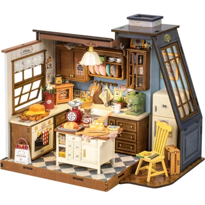 Afbeelding van Robotime Baking Kitchen DG172 Rolife Miniatuur Knutselen Bouwpakket Cadeautip