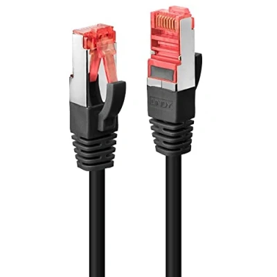 Afbeelding van LINDY 47778 RJ45 Netwerkkabel, patchkabel CAT 6 S/FTP 1.50 m Zwart 1 stuk(s)