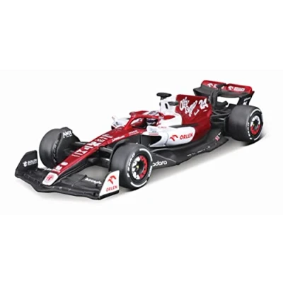 Afbeelding van Bburago 1:43 Alfa Romeo F1 Team ORLEN C42 (2022) met ZHOU helm
