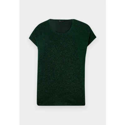 Afbeelding van Only T shirt Onlmoster Glitter S/s Top Noos Jrs 15356991 Scarab/scarab Lur Dames Maat S
