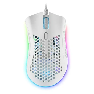 Image de Souris Mars Gaming MMEXW Avec Fil Optique 32000DPI 7 Boutons Blanc