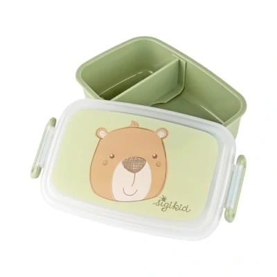 Afbeelding van SIGIKID 25370 Lunchbox met scheider, BPA vrij, veilig, licht, aanbevolen voor kinderen vanaf 1 jaar
