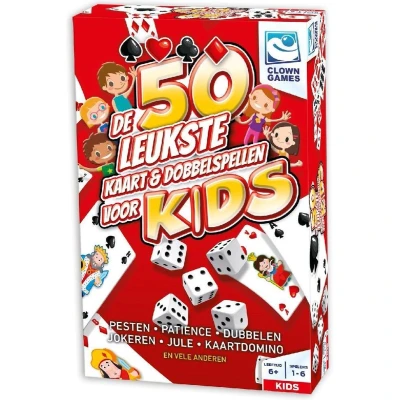Afbeelding van Kids 50 Kaart&amp;Dobbel Spellen