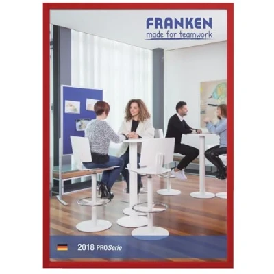 Afbeelding van FRANKEN magnetische zak FRAME IT X tra!Line, DIN A3, rood