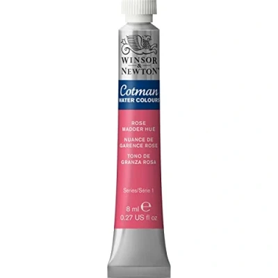 Image de Winsor &amp; Newton Cotman Aquarelle Tube 8ml Garance de Rose Nuancé
