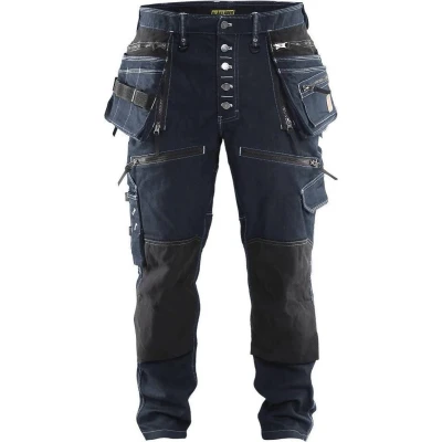Afbeelding van Blåkläder 1999 1141 Werkbroek Stretch Marineblauw/Zwart maat 152