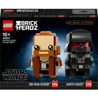 Afbeelding van LEGO Star Wars Brickheadz 40547 Obi Wan Kenobi™ &amp; Darth Vader™