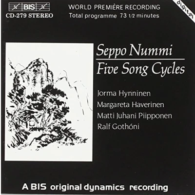 Afbeelding van Jorma Haverinen, Matti Juhani Piipponen, Ralf Gothóni, Margareta Haverinen 5 Song Cycles (CD)
