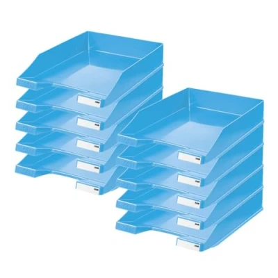 Afbeelding van HAN brievenbak standaard A4 plastic lichtblauw 10 stuks HA 1027 X 54 D