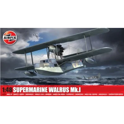 Afbeelding van 1:48 Airfix 09183 Supermarine Walrus Mk.I Propeller Vliegtuig Plastic Modelbouwpakket