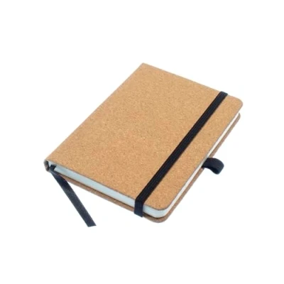 Afbeelding van Kangaro notitieboek A6 kurk met lijn elastiek, lint en penlus K 552321