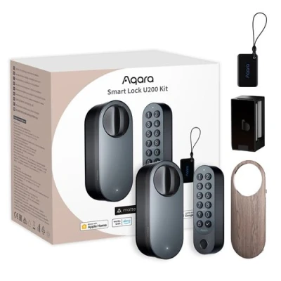 Image de Kit Serrure connectée et Clavier Aqara Smart Lock U200 Noir