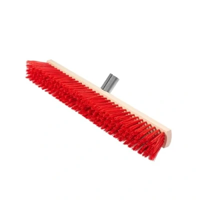 Afbeelding van ToM PaR Balai de Rue Industriel Large avec Support Manche en métal sans d&#039;intérieur Jardin Grand Terrasse Garage 60 cm