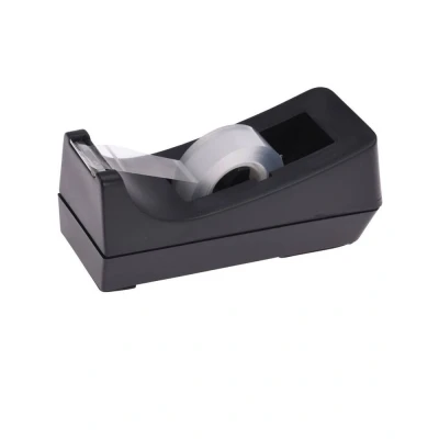 Afbeelding van Plakbandhouder zwart 16 cm met rol plakband
