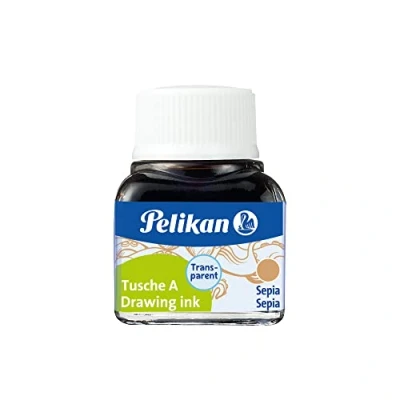 Image de Pelikan flacon 10 ml encre de chine a sepia n 15 523