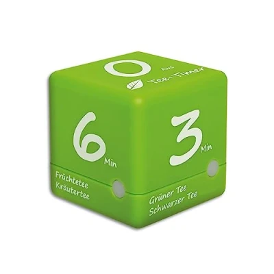 Afbeelding van TFA Dostmann Tee Timer Cube Groen Digitaal