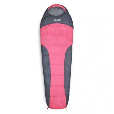 Afbeelding van Lumaland Mummieslaapzak outdoor slaapzak 230 x 80 cm incl. tas, verpakt 50 25 Roze
