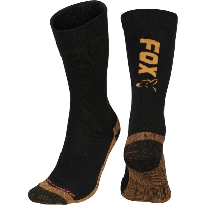 Afbeelding van Fox Black/Orange Thermolite Long Sock (40 43) Vis sokken