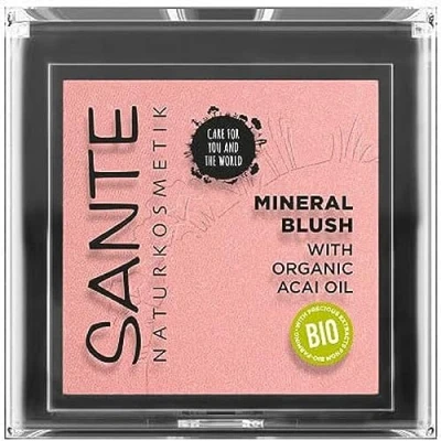 Afbeelding van Sante Mineral Blush Rouge, Dames, Maat: 5 g, 01 mellow peach