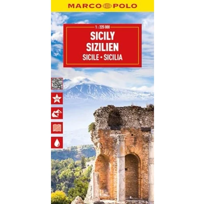 Afbeelding van Marco Polo Maps Sicily Map