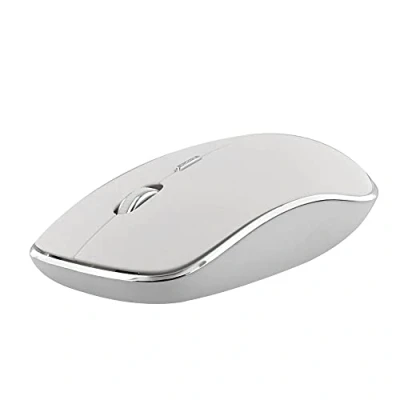 Image de T&#039;nB RUBBY Souris optique sans fil 2.4 GHz récepteur USB blanc, argent