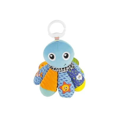 Image de LAMAZE Salty Sam la pieuvre jouet pour bébé, à clipser landau et poussette, sensoriel nouveau né bébés garçons filles de 0 6 mois, multicolore, 19,05 x 11,43 cm