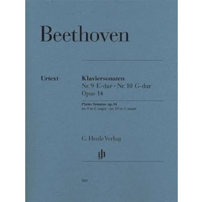 Afbeelding van Klaviersonaten Nr. 9 E dur op. 14,1 und 10 G 14,2