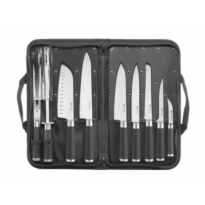 Afbeelding van Hendi Messenset 9 delig, Rvs, 26(b)x44,5(d)x6,5(h)cm, 975770