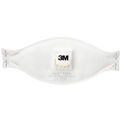 Afbeelding van 3M Masque poussière Aura 9332 FFP3 V/NR, 3M, Blanc Convient aux l&#039;élevage d&#039;animaux