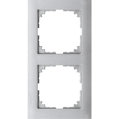 Afbeelding van Merten MEG4020 3660 Afdekking Frame System M Aluminium