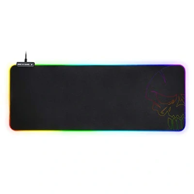 Image de Tapis de souris Skull RGB XXL Spirit of Gamer Noir