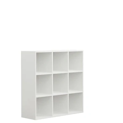 Afbeelding van VDD Vakkenkast Wandkast Wit Vakken Kast Wandkastje Wandkasten Woonkamer 9