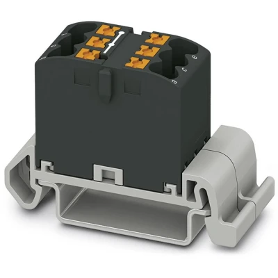 Afbeelding van Phoenix Contact PTFIX 6X2,5 NS35A BK 3273146 Verdeelblok 0.14 mm² 2.50 Zwart 10 stuk(s)