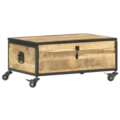 Afbeelding van vidaXL Salontafel 70x50x33 cm massief mangohout