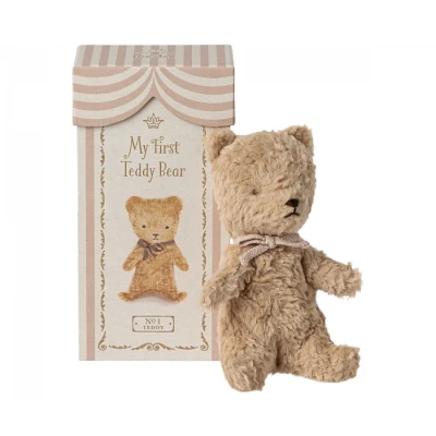 Afbeelding van Maileg knuffelbeer my first teddy powder 19 cm