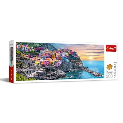 Afbeelding van Trefl 500P Vernazza bij zonsondergang, Italië