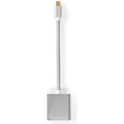 Afbeelding van Nedis Mini DisplayPort Kabel CCTB37750AL02 Zilver