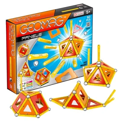 Afbeelding van Geomag Panels Geel/oranje/rood 50 delig