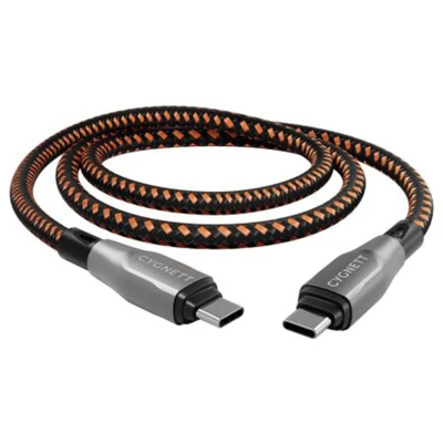 Afbeelding van Cygnett Armoured Pro Braided USB C to 240W Cable 1m Black