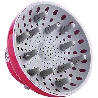 Afbeelding van Hairizone Universele föhn diffuser met opzetstuk D = 4,3 6,6 cm voor krullend of golvend kapsel, droog en maximaal volume zonder kroezen, fuchsia