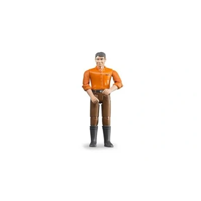 Afbeelding van Bruder Man met bruine jeans, 1:16