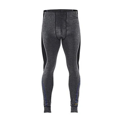 Afbeelding van Blaklader Lange onderbroek 100% merino WARM 1849 1732 Medium Grijs/Zwart 5XL