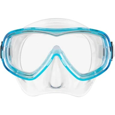 Afbeelding van Cressi Piumetta Duikmasker voor kinderen, uniseks, transparant/marineblauw
