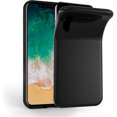 Afbeelding van Cadorabo Hoesje geschikt voor Apple iPhone X / XS in ZWART Beschermhoes gemaakt van flexibel TPU Silicone Case Cover