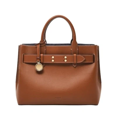 Afbeelding van FOSSIL Handtas Schoudertas Gilmore Carryall Medium Brown Bruine