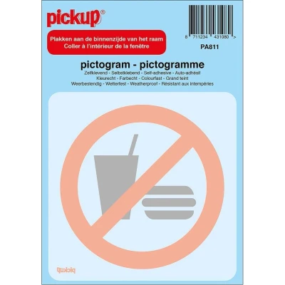 Afbeelding van Pictogram achter glas 10 x cm Pickup