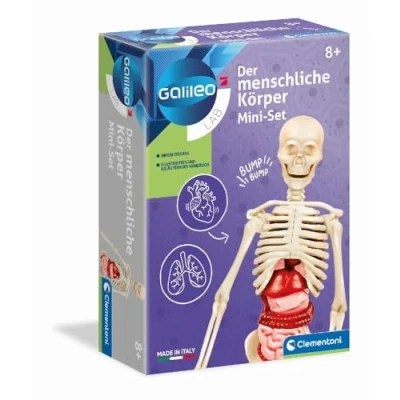Afbeelding van Clementoni Galileo Science Mini speelgoedset voor kinderen vanaf 8 jaar, spannende en grappige experimenten op basis van dikke stoffen kleine chemisten