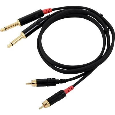 Afbeelding van Cordial Cinch jackkabel 0,9 m Rean stekker CFU 0.9 PC Audiokabel