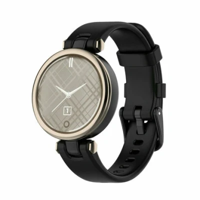 Afbeelding van Siliconen bandje Zwart Garmin Lily Comfortabel &amp; Soepel