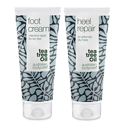 Afbeelding van Australian Bodycare Pakket voor Droge Voeten en Hielscheuren Voet Hielklovencrème met Ureum Tea Tree Olie de Verzorging van Eelt Pijnlijke